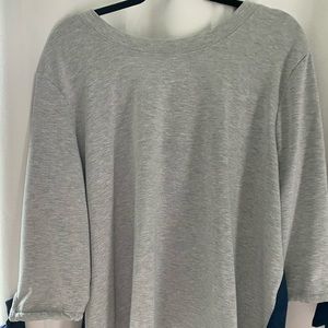 Lane Bryant sheer back blouse